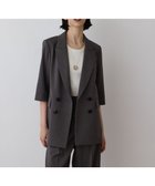【グレース コンチネンタル/GRACE CONTINENTAL】のスラブストレッチテーラージャケット チャコール|ID: prp329100004483710 ipo3291000000032745334
