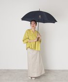 【ムーンバット/MOONBAT】の【WEB限定】POLO RALPH LAUREN(ポロ ラルフローレン)ポロベア×チェックパイピング 無地 FLAG BEAR 長傘 8本骨 ネイビーブルー|ID: prp329100004483718 ipo3291000000032388949