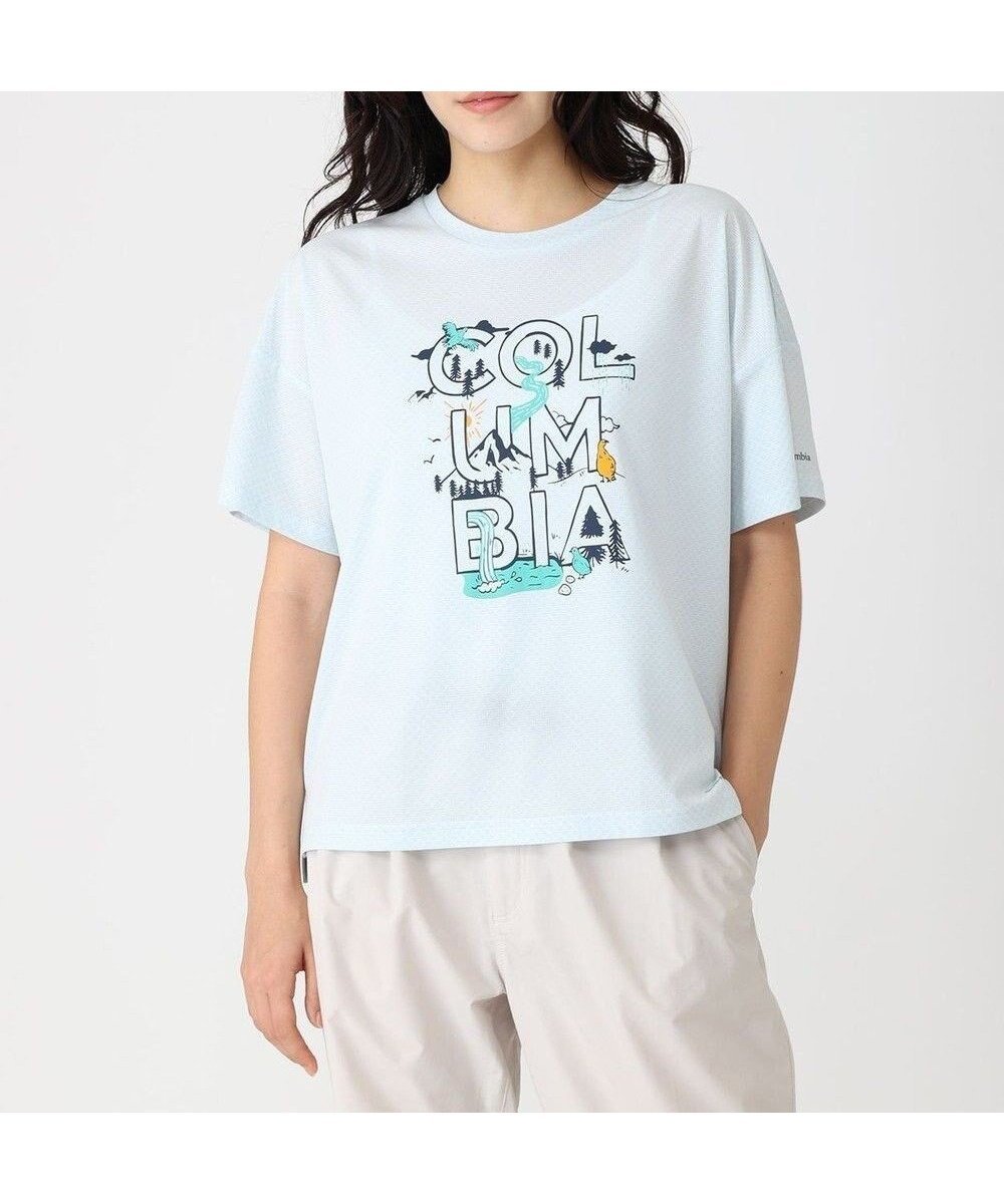 【コロンビア/Columbia】のColumbia/ ウィメンズローハイクオムニフリーズショートスリーブTシャツ /コロンビア インテリア・キッズ・メンズ・レディースファッション・服の通販 founy(ファニー) 　ファッション　Fashion　レディースファッション　WOMEN　トップス・カットソー　Tops/Tshirt　シャツ/ブラウス　Shirts/Blouses　ロング / Tシャツ　T-Shirts　カットソー　Cut and Sewn　おすすめ　Recommend　アウトドア　Outdoor　カットソー　Cut And Sew　グラフィック　Graphic　トレンド　Trend　フィット　Fit　フロント　Front　メッシュ　Mesh　モチーフ　Motif　リラックス　Relax　夏　Summer　S/S・春夏　Ss・Spring/Summer　A/W・秋冬　Aw・Autumn/Winter・Fw・Fall-Winter　Ice Grey|ID: prp329100004483759 ipo3291000000031919586