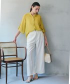 【イェッカ ヴェッカ/YECCA VECCA】の綿麻混バギーツイルパンツ Off White|ID: prp329100004484037 ipo3291000000031833854