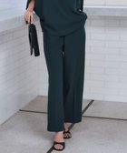 【アイシービー/iCB】の【新色追加・UVケア・接触冷感・速乾・防シワ・洗える】 FluidBackSatin ワイドパンツ ディープパイン系|ID: prp329100004484044 ipo3291000000033505375