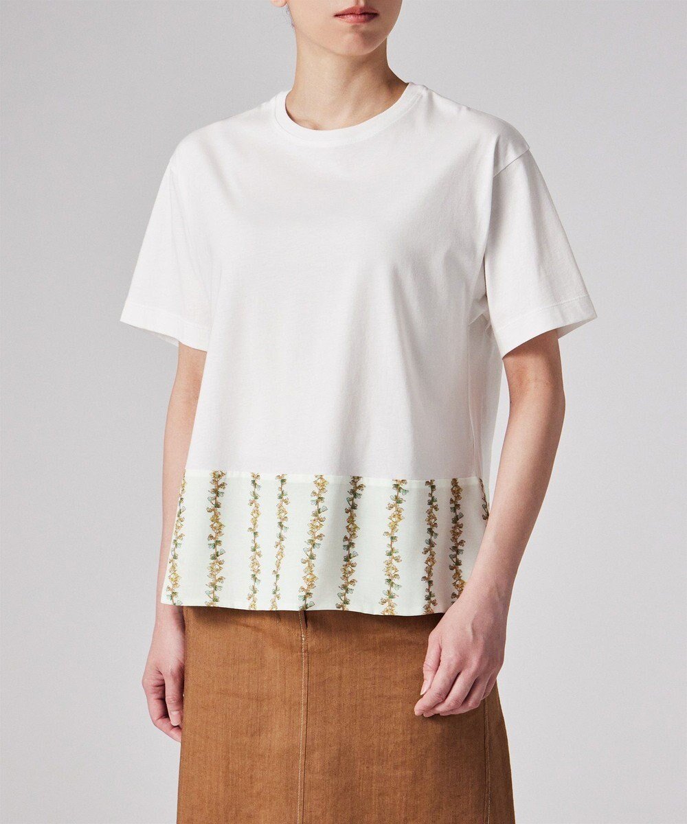 【ポール スミス/Paul Smith】のプリント コンビネーション 半袖Tシャツ 人気、トレンドファッション・服の通販 founy(ファニー) 　ファッション　Fashion　レディースファッション　WOMEN　トップス・カットソー　Tops/Tshirt　シャツ/ブラウス　Shirts/Blouses　ロング / Tシャツ　T-Shirts　カットソー　Cut and Sewn　おすすめ　Recommend　インナー　Inner　カットソー　Cut And Sew　カーディガン　Cardigan　ジャケット　Jacket　デニム　Denim　ノースリーブ　No Sleeve　プリント　Print　ミックス　Mix　半袖　Short Sleeve　夏　Summer　S/S・春夏　Ss・Spring/Summer　A/W・秋冬　Aw・Autumn/Winter・Fw・Fall-Winter　 other-1|ID: prp329100004484055 ipo3291000000031854958