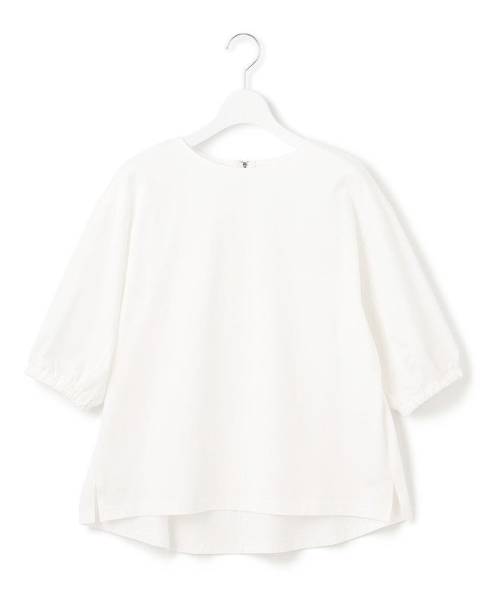 【ジェイプレスヨークストリート/J.PRESS YORK STREET】の【WOMEN】ツイストスリーブジャージ プルオーバー インテリア・キッズ・メンズ・レディースファッション・服の通販 founy(ファニー) https://founy.com/ ファッション Fashion レディースファッション WOMEN トップス・カットソー Tops/Tshirt シャツ/ブラウス Shirts/Blouses ロング / Tシャツ T-Shirts プルオーバー Pullover カットソー Cut and Sewn 春 Spring カットソー Cut And Sew ジャージ Jersey バランス Balance リボン Ribbon S/S・春夏 Ss・Spring/Summer おすすめ Recommend 夏 Summer エレガント 上品 Elegant |ID: prp329100004484062 ipo3291000000031609857