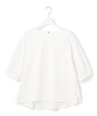 【ジェイプレスヨークストリート/J.PRESS YORK STREET】の【WOMEN】ツイストスリーブジャージ プルオーバー ホワイト系|ID: prp329100004484062 ipo3291000000031609858
