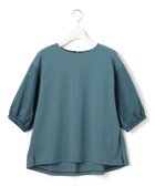 【ジェイプレスヨークストリート/J.PRESS YORK STREET】の【WOMEN】ツイストスリーブジャージ プルオーバー ピーコックグリーン系|ID: prp329100004484062 ipo3291000000032768676