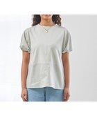 【ジェイプレスヨークストリート/J.PRESS YORK STREET】の【WOMEN】ファブリックヘムジャージ プルオーバー ライトグリーン系|ID: prp329100004484065 ipo3291000000032659855