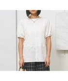 【ジェイプレスヨークストリート/J.PRESS YORK STREET】の【WOMEN】ファブリックヘムジャージ プルオーバー ホワイト系|ID: prp329100004484065 ipo3291000000032659857