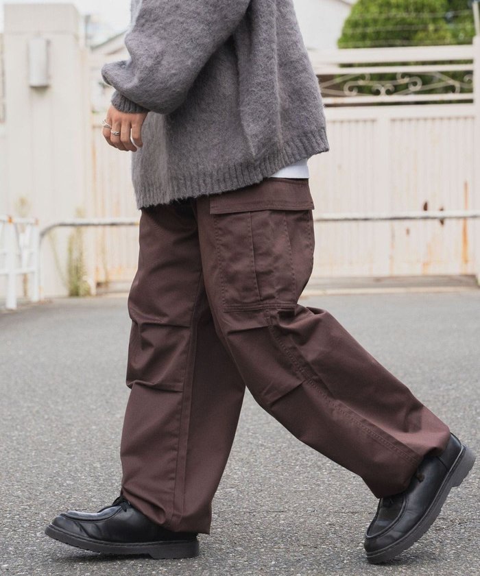 【ウィゴー/WEGO】の【ユニセックス着用ITEM/SMLサイズ展開】ワイドカーゴパンツ インテリア・キッズ・メンズ・レディースファッション・服の通販 founy(ファニー) https://founy.com/ ファッション Fashion レディースファッション WOMEN パンツ Pants インナー Inner 春 Spring 秋 Autumn/Fall カーゴパンツ Cargo Pants カーディガン Cardigan サンダル Sandals スマホ Smartphone ドローコード Draw Cord バルーン Balloon ビッグ Big ポケット Pocket ミリタリー Military メンズ Mens ワイド Wide 冬 Winter A/W・秋冬 Aw・Autumn/Winter・Fw・Fall-Winter S/S・春夏 Ss・Spring/Summer 再入荷 Restock/Back In Stock/Re Arrival おすすめ Recommend 夏 Summer 2025年 2025 2025春夏・S/S Ss,Spring/Summer,2025 |ID: prp329100004484112 ipo3291000000031981601