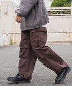 【ウィゴー/WEGO】の【ユニセックス着用ITEM/SMLサイズ展開】ワイドカーゴパンツ ダークブラウン|ID: prp329100004484112 ipo3291000000031981603
