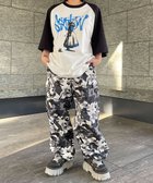 【ウィゴー/WEGO】の【ユニセックス着用ITEM/SMLサイズ展開】ワイドカーゴパンツ 柄1|ID: prp329100004484112 ipo3291000000031981615