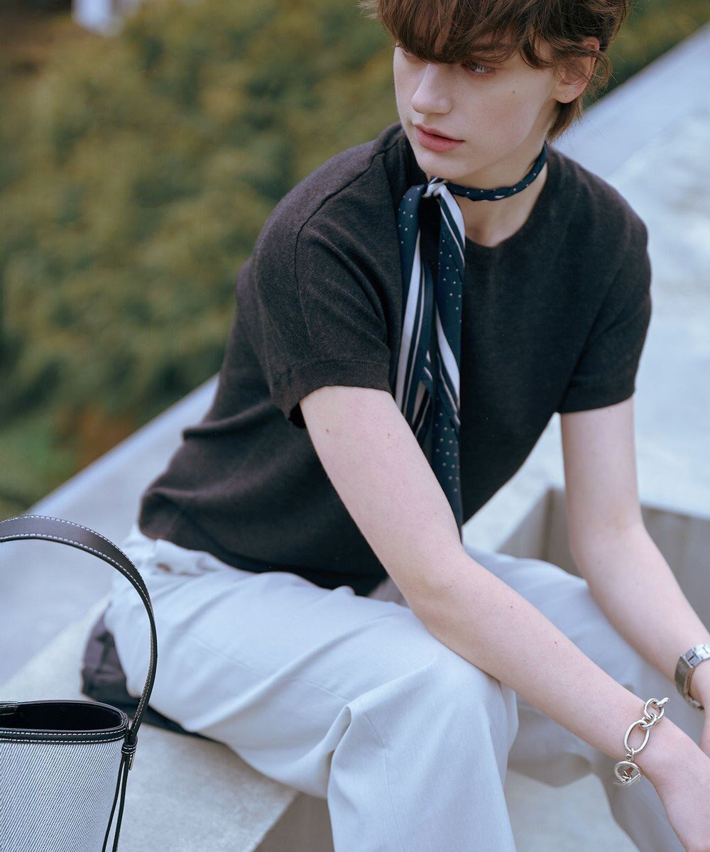 【ジェイ プレス/J.PRESS】の【WEB限定カラーあり・洗える】Vis/Peスパーク ラメ ニット 人気、トレンドファッション・服の通販 founy(ファニー) 　ファッション　Fashion　レディースファッション　Fashion for Women　トップス・カットソー　Cut & Sew Tops　ニット　Knit Tops & Sweaters　春　Spring　洗える　Machine Washable　カーディガン　Cardigan, Knitwear　シンプル　Simple, Minimal　セットアップ　Set-Up, Coordinated Outfit　セーター　Sweater, Knitwear　ドレープ　Drape, Draping Fabric　人気　Popular, Best Seller　半袖　Short Sleeve, Half Sleeve　S/S・春夏　SS, Spring/Summer, Warm Season　夏　Summer　エレガント 上品　Elegant　 other-1|ID: prp329100004484115 ipo3291000000033487637