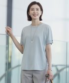 【ジェイ プレス/J.PRESS】の【洗える】COTTON POLYESTER 袖ボタン ニット サックス系|ID: prp329100004484118 ipo3291000000033331039