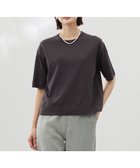 【ジェイ プレス/J.PRESS】の【洗える・抗菌防臭】LUREX ラメ ニットT ダークブラウン系|ID: prp329100004484128 ipo3291000000032759281