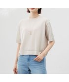 【ジェイ プレス/J.PRESS】の【洗える・抗菌防臭】LUREX ラメ ニットT ベージュ系|ID: prp329100004484128 ipo3291000000032759282