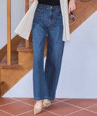 【23区/NIJYUSANKU】の【接触冷感】23区DENIM サマー ストレート ワイド パンツ ウォッシュドブルー系|ID: prp329100004484192 ipo3291000000032081346