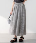 【23区/NIJYUSANKU】の【洗える】リネンコットンストライプ ギャザー スカート 人気、トレンドファッション・服の通販 founy(ファニー) ファッション Fashion レディースファッション Fashion for Women スカート Skirts 春 Spring 洗える Machine Washable ギャザー Gathered, Ruffled シンプル Simple, Minimal ストライプ Stripe, Striped Pattern バランス Balance, Style Balance フロント Front, Front Design リネン Linen, Linen Fabric S/S・春夏 SS, Spring/Summer, Warm Season 夏 Summer 2025年 2025 2025春夏・S/S Spring/Summer 2025 SS25 thumbnail ダークブラウンストライプ|ID: prp329100004484194 ipo3291000000033597691