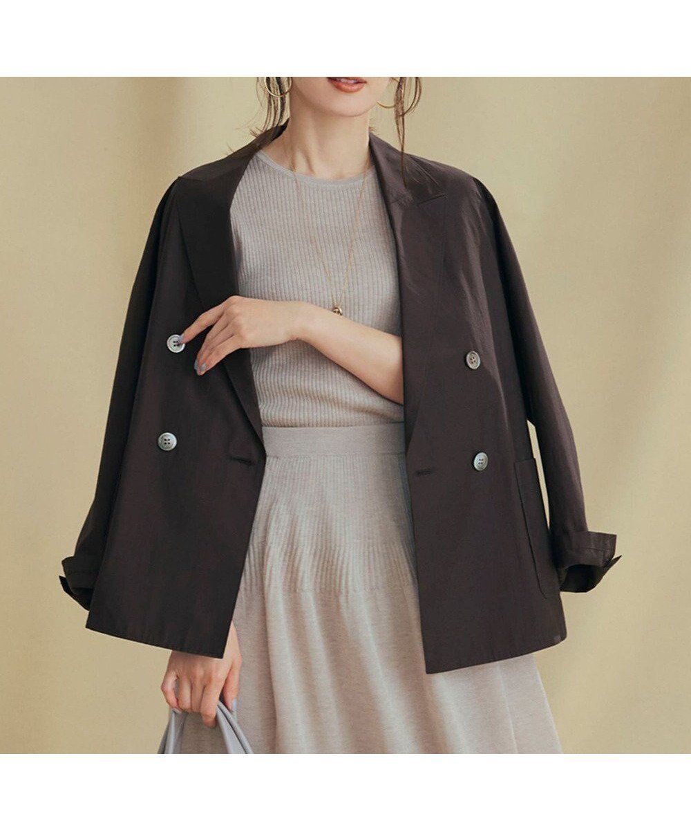 【23区/NIJYUSANKU】の【洗える】MANTECO ブライトワッシャー ジャケット 人気、トレンドファッション・服の通販 founy(ファニー) 　ファッション　Fashion　レディースファッション　Fashion for Women　アウター　Coat / Outerwear Collection　レディースジャケット・軽アウター　Jackets　テーラードジャケット / 通勤・きれいめスタイル　Tailored Jackets & Blazers　イタリア　Italy　春　Spring　洗える　Machine Washable　コンパクト　Compact, Small Size　ジャケット　Jacket, Outerwear　セットアップ　Set-Up, Coordinated Outfit　ダブル　Double, Double-Breasted　デニム　Denim, Jeans Material　トレンド　Trend, Trending Now　フロント　Front, Front Design　ポケット　Pocket, Pocket Detail　マニッシュ　Mannish, Boyish　ワイド　Wide, Wide Fit　S/S・春夏　SS, Spring/Summer, Warm Season　おすすめ　Recommended / Our Picks　夏　Summer　2025年　2025　2025春夏・S/S　Spring/Summer 2025 SS25　 other-1|ID: prp329100004484201 ipo3291000000032770459