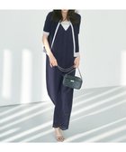 【23区/NIJYUSANKU】の【洗える】コットンエンブロイダリー オールインワン ネイビー系|ID: prp329100004484216 ipo3291000000032640742