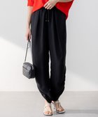 【23区/NIJYUSANKU】の【接触冷感/洗える】フィブリルツイル シャーリング パンツ ブラック系|ID: prp329100004484219 ipo3291000000031610673