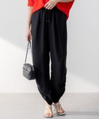 【23区/NIJYUSANKU】の【接触冷感/洗える】フィブリルツイル シャーリング パンツ ブラック系|ID: prp329100004484219 ipo3291000000033349427