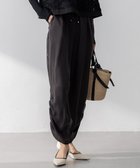 【23区/NIJYUSANKU】の【接触冷感/洗える】フィブリルツイル シャーリング パンツ ダークブラウン系|ID: prp329100004484219 ipo3291000000035890430