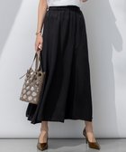 【23区/NIJYUSANKU】の【接触冷感/洗える】フィブリルツイル ギャザー スカート ブラック系|ID: prp329100004484223 ipo3291000000036085835