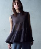 【自由区/JIYU-KU】の【カトリエムブーケ】Pure et feminine シアーティアードプルオーバー チャコール|ID: prp329100004484262 ipo3291000000031833770