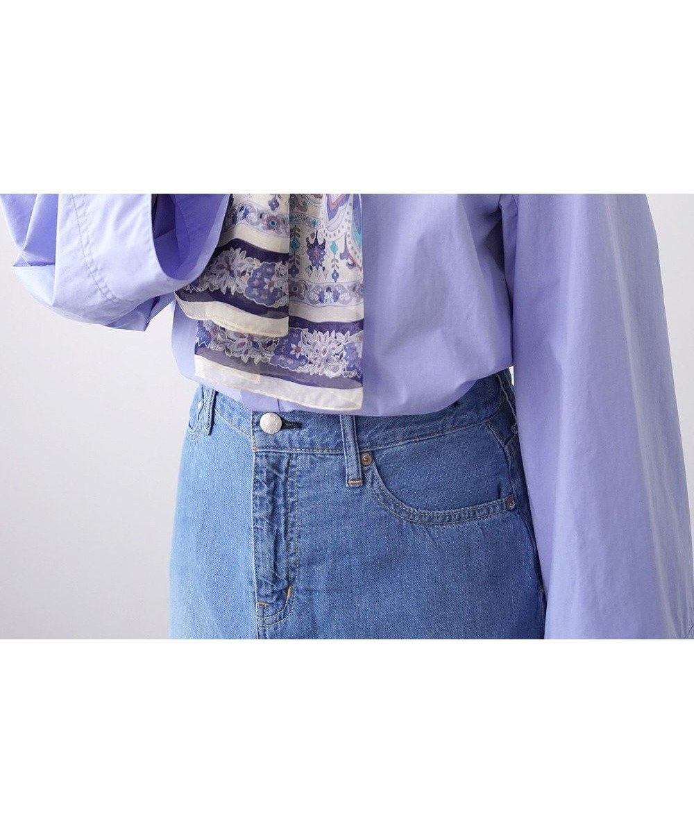 【マルカオリジナル/Marca originals】の【Marcaオリジナル】花ペルシャロング ウォッシャブルシルクローン ロングスカーフ インテリア・キッズ・メンズ・レディースファッション・服の通販 founy(ファニー) 　ファッション　Fashion　レディースファッション　Fashion for Women　シルク　Silk, 100% Silk　スカーフ　Scarf, Neckwear　ストール　Stole, Wrap　タオル　Towel, Bath Towel　ドレープ　Drape, Draping Fabric　ハンカチ　Handkerchief, Hanky　バンダナ　Bandana, Head Scarf　プリント　Print, Printed Pattern　ロマンティック　Romantic, Feminine Style　ロング　Long, Long-Length　おすすめ　Recommended / Our Picks　エレガント 上品　Elegant　ベージュ×ブルー|ID: prp329100004484275 ipo3291000000032749298