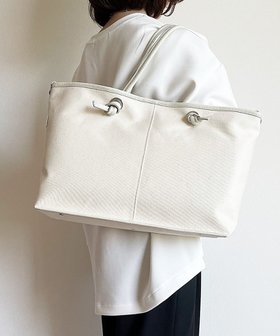 【エクエル ル スティル デヴィ/Hekher Le Style de Vie】の【日本製 / A4サイズ対応/2WAY】コットンキャンバス×シュリンクレザー ノットトートバッグ large 人気、トレンドファッション・服の通販 founy(ファニー) ファッション Fashion レディースファッション WOMEN バッグ Bag エレガント 上品 Elegant キャンバス Canvas 財布 Wallet ハンド Hand ハンドバッグ Handbag フィット Fit ポケット Pocket 日本製 Made In Japan セレモニー Ceremony ビジネス 仕事 通勤 Business |ID:prp329100004484298
