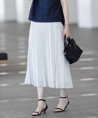 【ジェイ プレス/J.PRESS】の【洗える】シアータフタ プリーツ スカート ライトグレー系|ID: prp329100004484303 ipo3291000000031855076