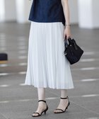 【ジェイ プレス/J.PRESS】の【洗える】シアータフタ プリーツ スカート ライトグレー系|ID: prp329100004484303 ipo3291000000032663297