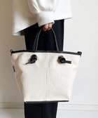 【エクエル ル スティル デヴィ/Hekher Le Style de Vie】の【日本製 / 2WAY】コットンキャンバス×シュリンクレザー ノットハンドバッグ medium 人気、トレンドファッション・服の通販 founy(ファニー) ファッション Fashion レディースファッション WOMEN エレガント 上品 Elegant キャンバス Canvas 財布 Wallet ハンド Hand ハンドバッグ Handbag フィット Fit ポケット Pocket 日本製 Made In Japan セレモニー Ceremony ビジネス 仕事 通勤 Business thumbnail ブラック|ID: prp329100004484307 ipo3291000000032264067
