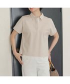 【ジェイ プレス/J.PRESS】の【洗える】コットンリネンジャージー ポロ カットソー ベージュ系|ID: prp329100004484330 ipo3291000000032671228