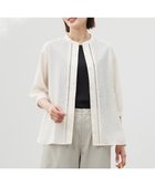 【ジェイ プレス/J.PRESS】の【WEB限定カラーあり・洗える】Sheer Vis リネン バンドカラー ブラウス エクリュ系|ID: prp329100004484352 ipo3291000000032643542