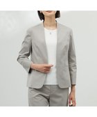 【ジェイ プレス/J.PRESS】の【セットアップ対応・洗える・撥水】コットンFITTY ノーカラー ジャケット ベージュ系|ID: prp329100004484389 ipo3291000000031611479