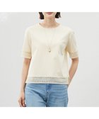 【ジェイ プレス/J.PRESS】の【洗える】スムースジャージー レース カットソー イエロー系|ID: prp329100004484406 ipo3291000000031611555