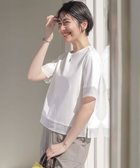 【ジェイ プレス/J.PRESS】の【洗える】スムースジャージー レース カットソー オフ系|ID: prp329100004484406 ipo3291000000031855156