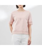 【ジェイ プレス/J.PRESS】の【洗える】スムースジャージー レース カットソー ピンク系|ID: prp329100004484406 ipo3291000000033604881