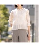 【ジェイ プレス/J.PRESS】の【洗える】シアーピンストライプ ブラウスライク カットソー イエローベース系|ID: prp329100004484411 ipo3291000000032676332