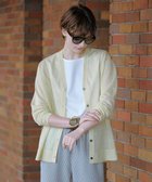 【ジェイ プレス/J.PRESS】の【WEB限定カラーあり・洗える】Vis/Peスパーク ニット カーディガン イエロー系|ID: prp329100004484419 ipo3291000000033650159