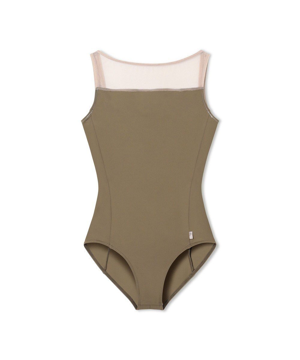 【チャコット/Chacott / KIDS】の【Nela ライン】ジュニア ノースリーブレオタード インテリア・キッズ・メンズ・レディースファッション・服の通販 founy(ファニー) 　ファッション　Fashion　キッズファッション　KIDS Children’s Clothing　クール　Cool　ノースリーブ　No Sleeve　フェミニン　Feminine　モダン　Modern　カーキ|ID: prp329100004485303 ipo3291000000032574078