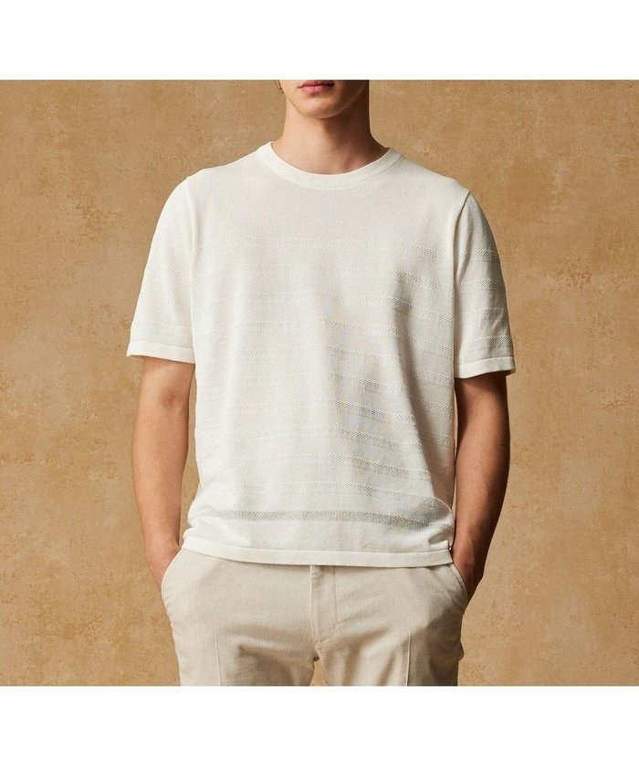 【ジョセフ アブード/JOSEPH ABBOUD / MEN】の【エコ素材/軽量/通気性/速乾性】ペーパーヤーンニット Tシャツ インテリア・キッズ・メンズ・レディースファッション・服の通販 founy(ファニー) https://founy.com/ ファッション Fashion メンズファッション MEN トップス・カットソー Tops/Tshirt/Men ニット Knit Tops シャツ Shirts セーター Sweater エレガント 上品 Elegant 夏 Summer 春 Spring S/S・春夏 Ss・Spring/Summer 軽量 Lightweight |ID: prp329100004485332 ipo3291000000031941445