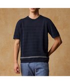 【ジョセフ アブード/JOSEPH ABBOUD / MEN】の【エコ素材/軽量/通気性/速乾性】ペーパーヤーンニット Tシャツ ネイビー系|ID: prp329100004485332 ipo3291000000031941447