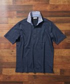 【ジョセフ アブード/JOSEPH ABBOUD / MEN】の【リネン素材/吸水速乾/日本素材】リネンハニカム ダディ ポロシャツ ネイビー×ペイズリー|ID: prp329100004485333 ipo3291000000031754752