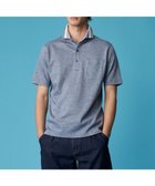 【ジョセフ アブード/JOSEPH ABBOUD / MEN】の【リネン素材/吸水速乾/日本素材】リネンハニカム ダディ ポロシャツ サックスブルー×ストライプ|ID: prp329100004485333 ipo3291000000031754755
