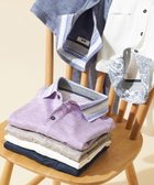 【ジョセフ アブード/JOSEPH ABBOUD / MEN】の【リネン素材/吸水速乾/日本素材】リネンハニカム ダディ ポロシャツ ライラック×ストライプ|ID: prp329100004485333 ipo3291000000031754756
