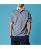 【ジョセフ アブード/JOSEPH ABBOUD / MEN】の【リネン素材/吸水速乾/日本素材】リネンハニカム ダディ ポロシャツ サックスブルー×ストライプ|ID: prp329100004485333 ipo3291000000032634197