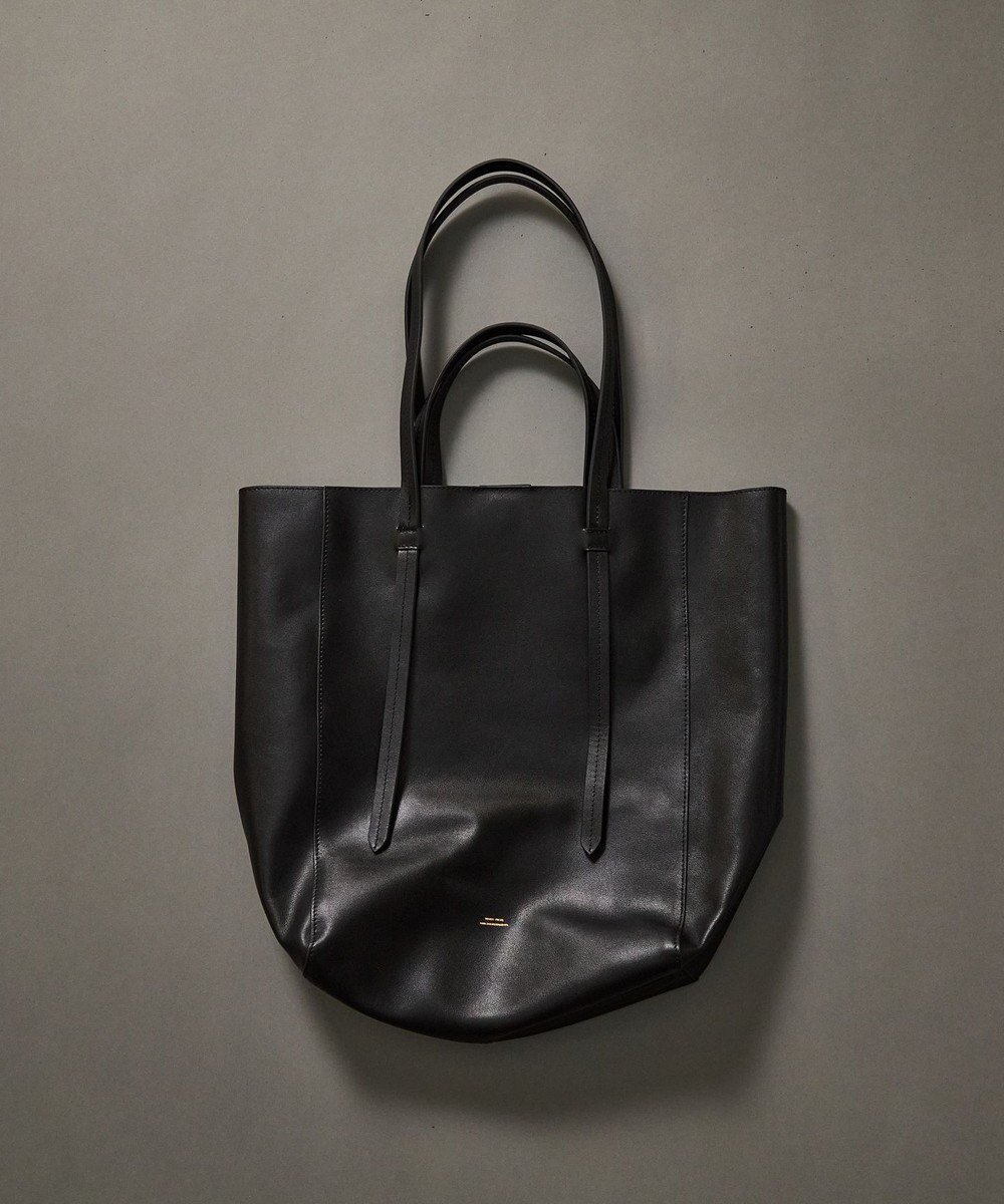 【23区/NIJYUSANKU】の【CLASSY.6月号掲載/Oggi4月号掲載】レザートートバッグ インテリア・キッズ・メンズ・レディースファッション・服の通販 founy(ファニー) 　雑誌掲載アイテム　Magazine Items　ファッション雑誌　Fashion Magazines　オッジ　Oggi　クラッシィ　CLASSY.　ファッション　Fashion　レディースファッション　WOMEN　バッグ　Bag　4月号　April Issue　シンプル　Simple　雑誌　Magazine　プリント　Print　ベーシック　Basic　ポケット　Pocket　6月号　June Issue　再入荷　Restock/Back In Stock/Re Arrival　2024年　2024　2024春夏・S/S　Ss,Spring/Summer,2024　ブラック|ID: prp329100004485341 ipo3291000000031983981