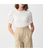 【アンクレイヴ/uncrave】の【UVカット・接触冷感・洗濯機洗い可】ダブルフェイスジャージー ボリュームスリーブカットソー オフ|ID: prp329100004485354 ipo3291000000031618126