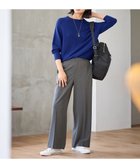 【エニー/ANY】の【洗濯機可/ウエストゴム/2WAYストレッチ】ワイドパンツ チャコール|ID: prp329100004485367 ipo3291000000033671477